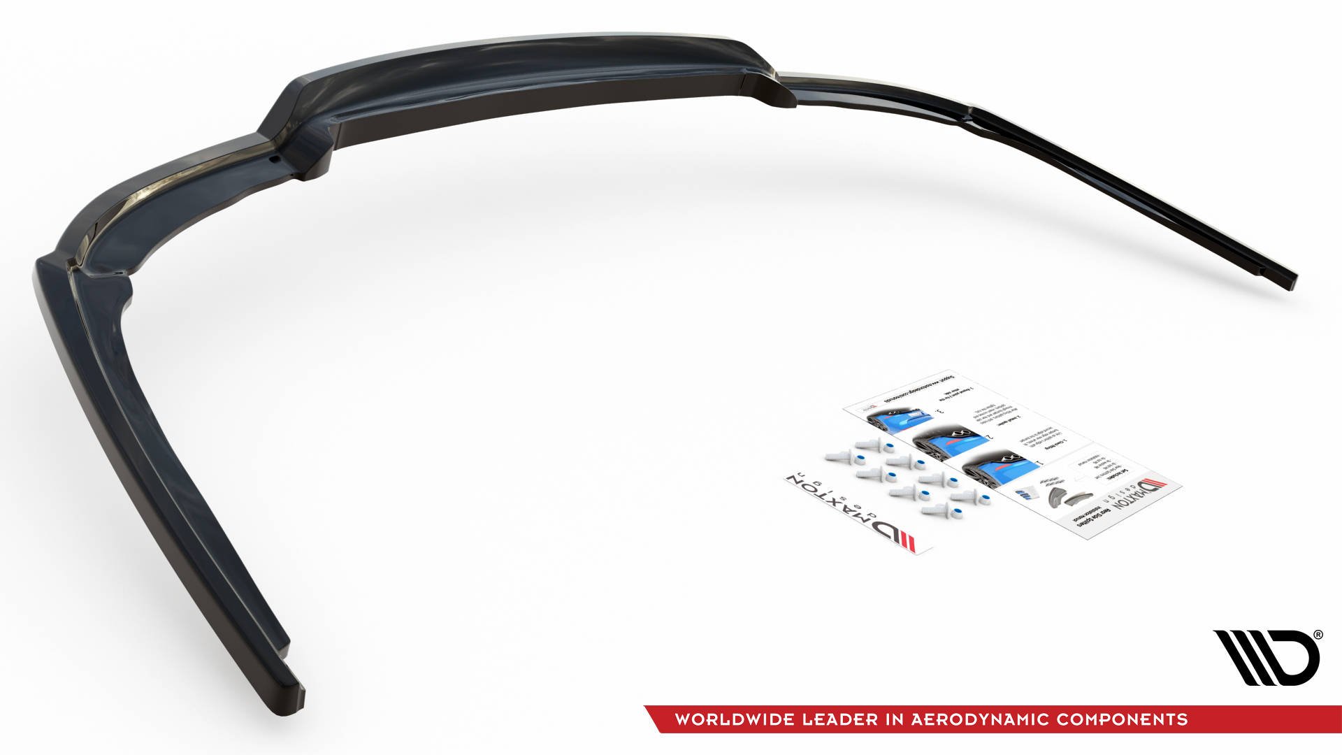 Central Rear Splitter (Vertical Bars) BMW 7 M-Pack F01 (2008-2013) - 6