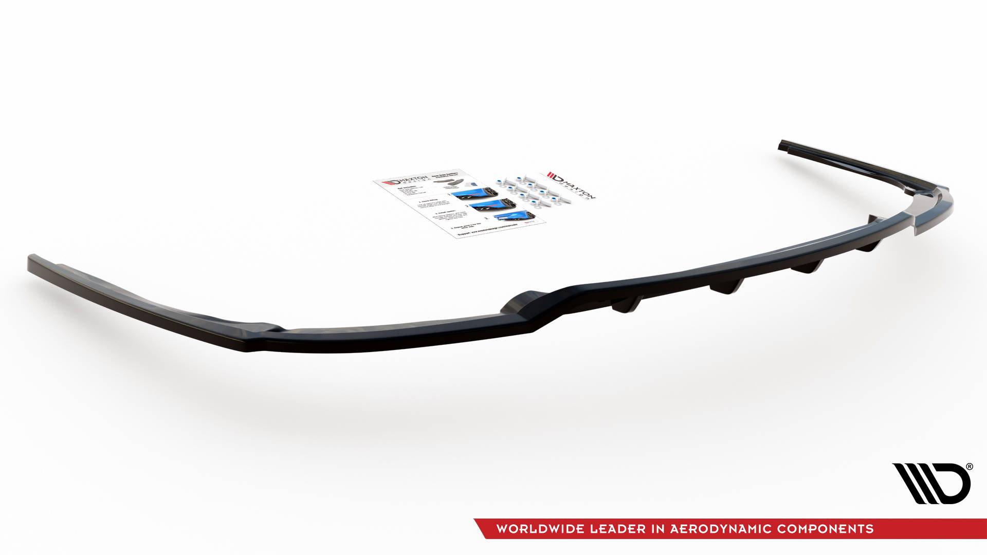 Central Rear Splitter (Vertical Bars) BMW 7 M-Pack F01 (2008-2013) - 5