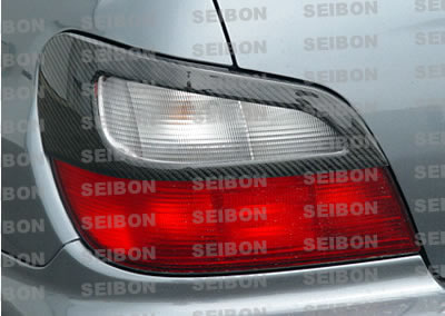 SUBARU IMPREZA WRX GDA/B 00-03 SEIBON KOLFIBER TAILLIGHT COVERS - 3