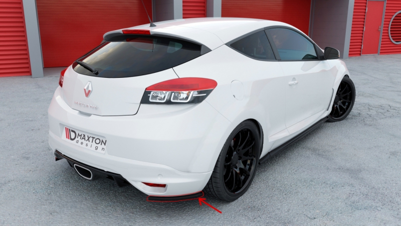 REAR SIDE SPLITTERS RENAULT MEGANE 3 RS - 2