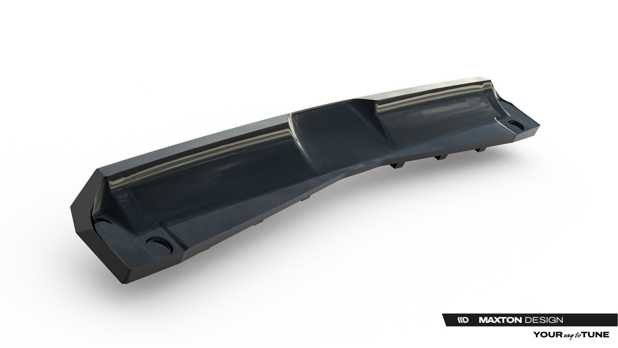 REAR SPLITTER (WITH VERTICAL BARS) SUITABLE FOR SUBARU WRX STI MK2 – MAXTON DESIGN
