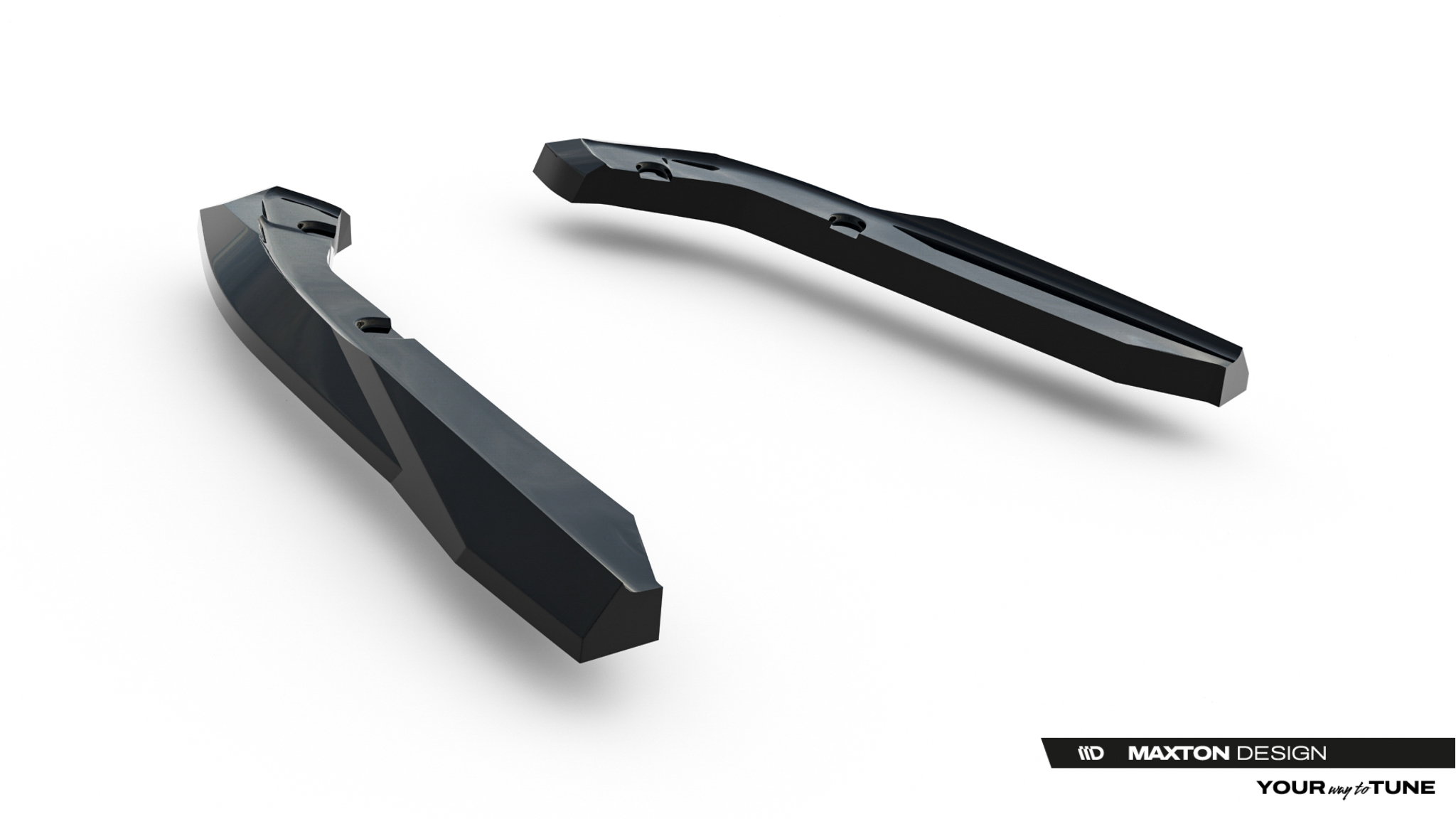 REAR SIDE SPLITTERS SUITABLE FOR SUBARU WRX STI MK2 – MAXTON DESIGN - 2