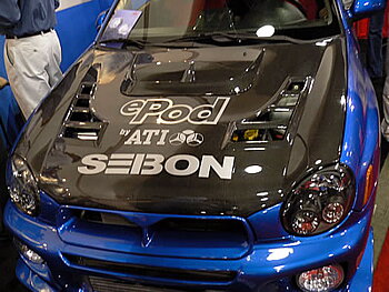 SUBARU IMPREZA WRX 02-03 SEIBON CW CARBON HOOD
