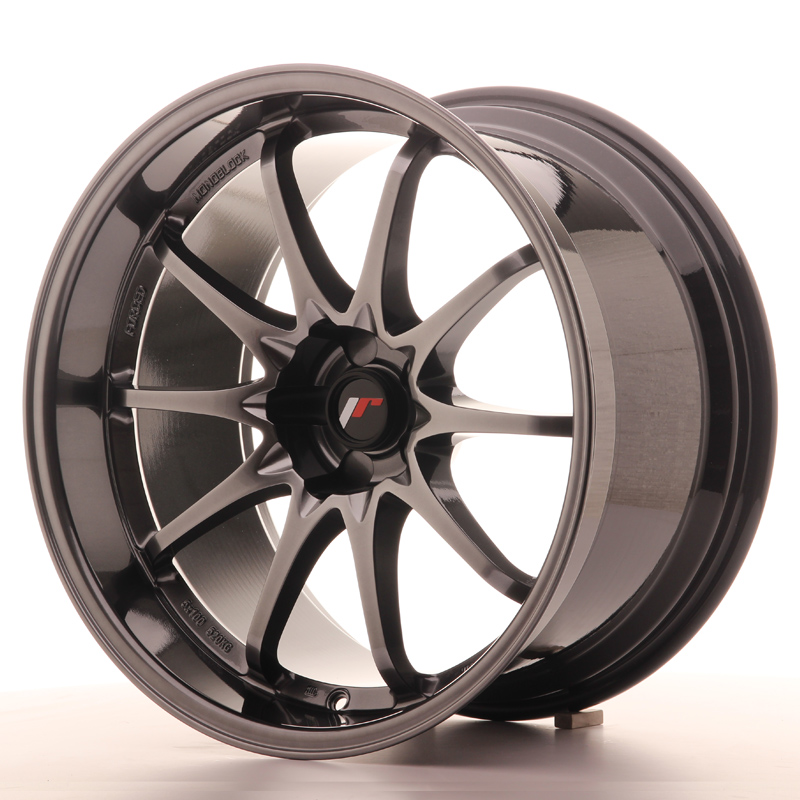 JAPAN RACING JR5 19X10.5 ET12 5H BLANK HYPER BLACK