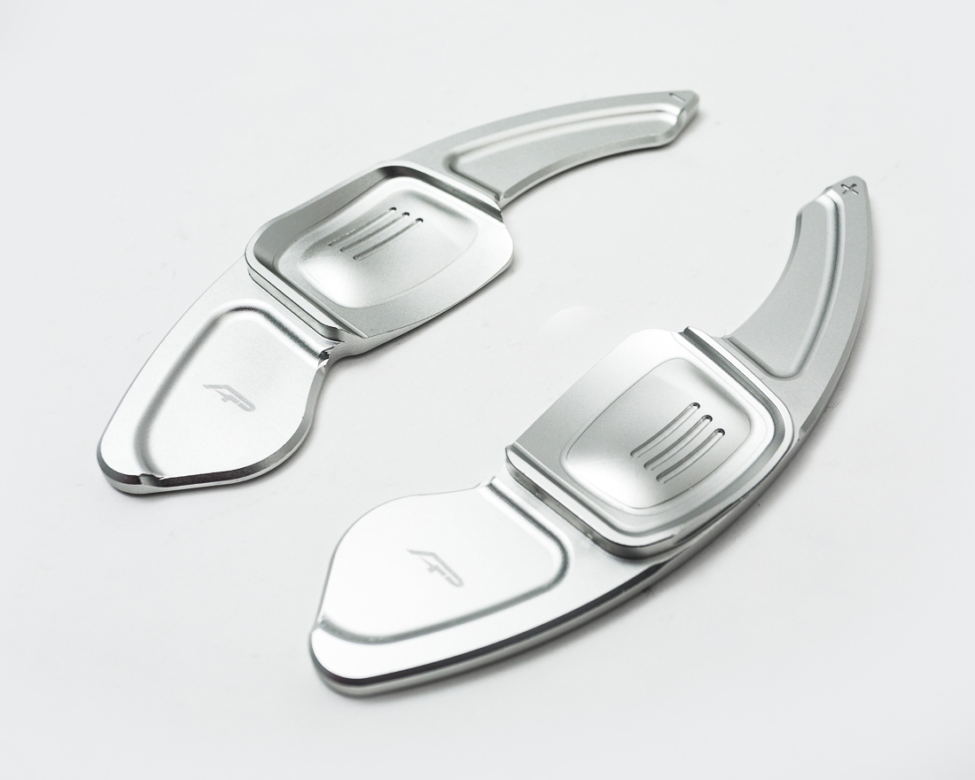 AGENCY POWER PADDEL SHIFTER FÖRLÄNGARE BRIGHT SILVER VOLKSWAGEN GOLF/GTI MK7 2014 - 3