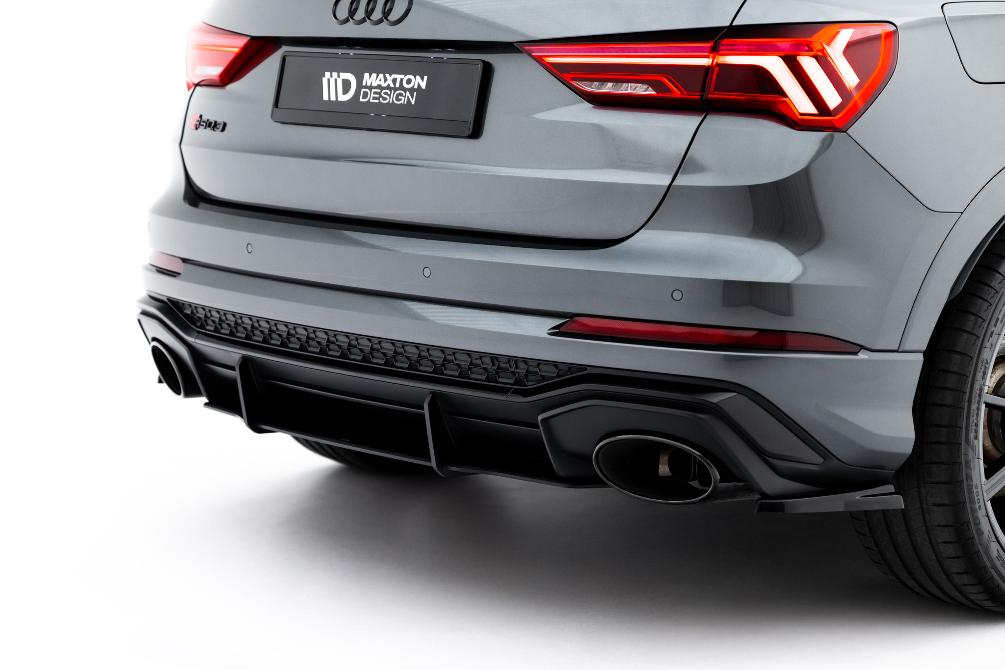 STREET PRO REAR DIFFUSER SUITABLE FOR AUDI RSQ3 SPORTBACK / SUV F3 – MAXTON DESIGN