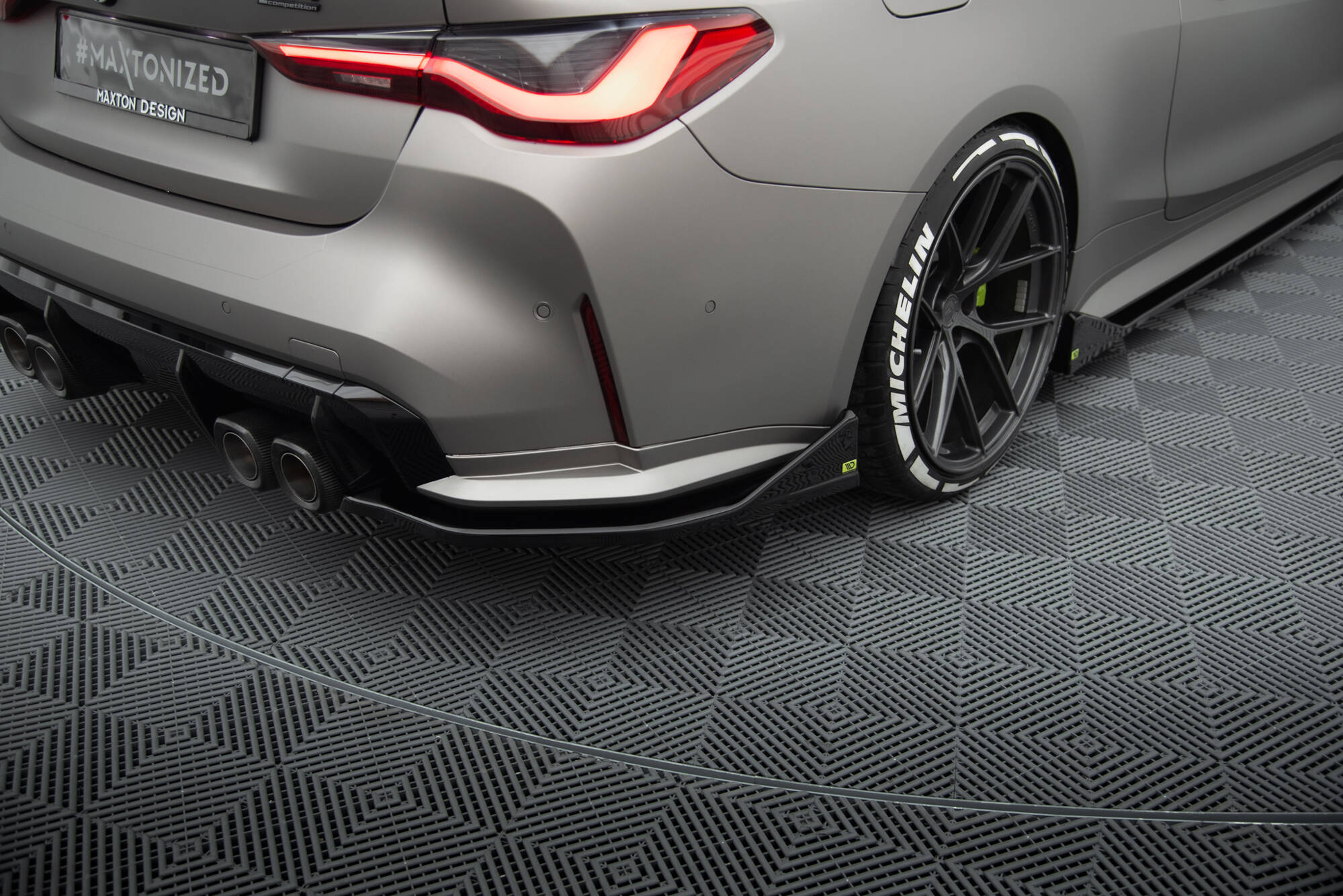 Rear Side Splitters V.3 CSL Look BMW M4 G82 - 4
