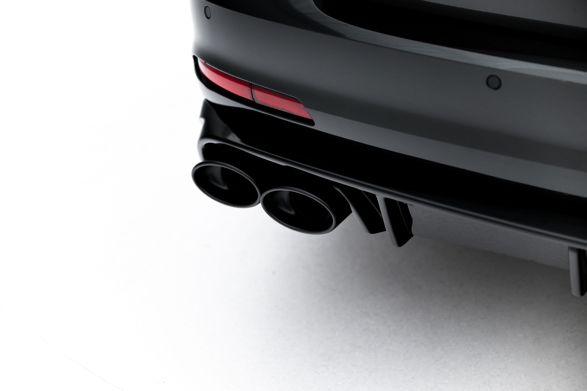 REAR VALANCE + EXHAUST ENDS IMITATION SUITABLE FOR AUDI A6 SEDAN / AVANT C8 / C8 FACELIFT – MAXTON DESIGN - 6