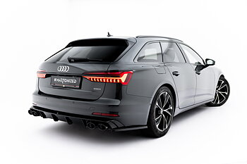 REAR VALANCE + EXHAUST ENDS IMITATION SUITABLE FOR AUDI A6 SEDAN / AVANT C8 / C8 FACELIFT – MAXTON DESIGN