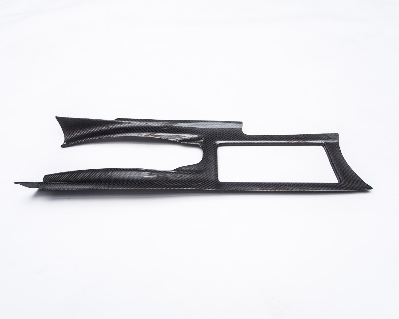 AGENCY POWER GLOSS CARBON FIBER CENTER CONSOLE COVER NISSAN R35 GTR (LHD ONLY) 09-16