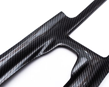 AGENCY POWER GLOSS CARBON FIBER CENTER CONSOLE COVER NISSAN R35 GTR (LHD ONLY) 09-16