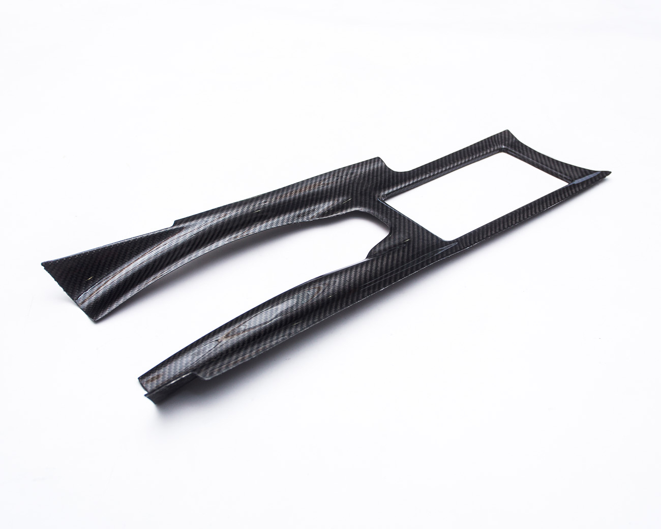 AGENCY POWER GLOSS CARBON FIBER CENTER CONSOLE COVER NISSAN R35 GTR (LHD ONLY) 09-16 - 3