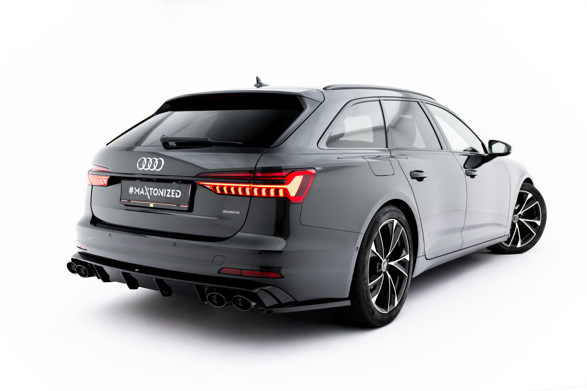 REAR SIDE SPLITTERS SUITABLE FOR AUDI A6 SEDAN / AVANT C8 / C8 FACELIFT – MAXTON DESIGN - 4