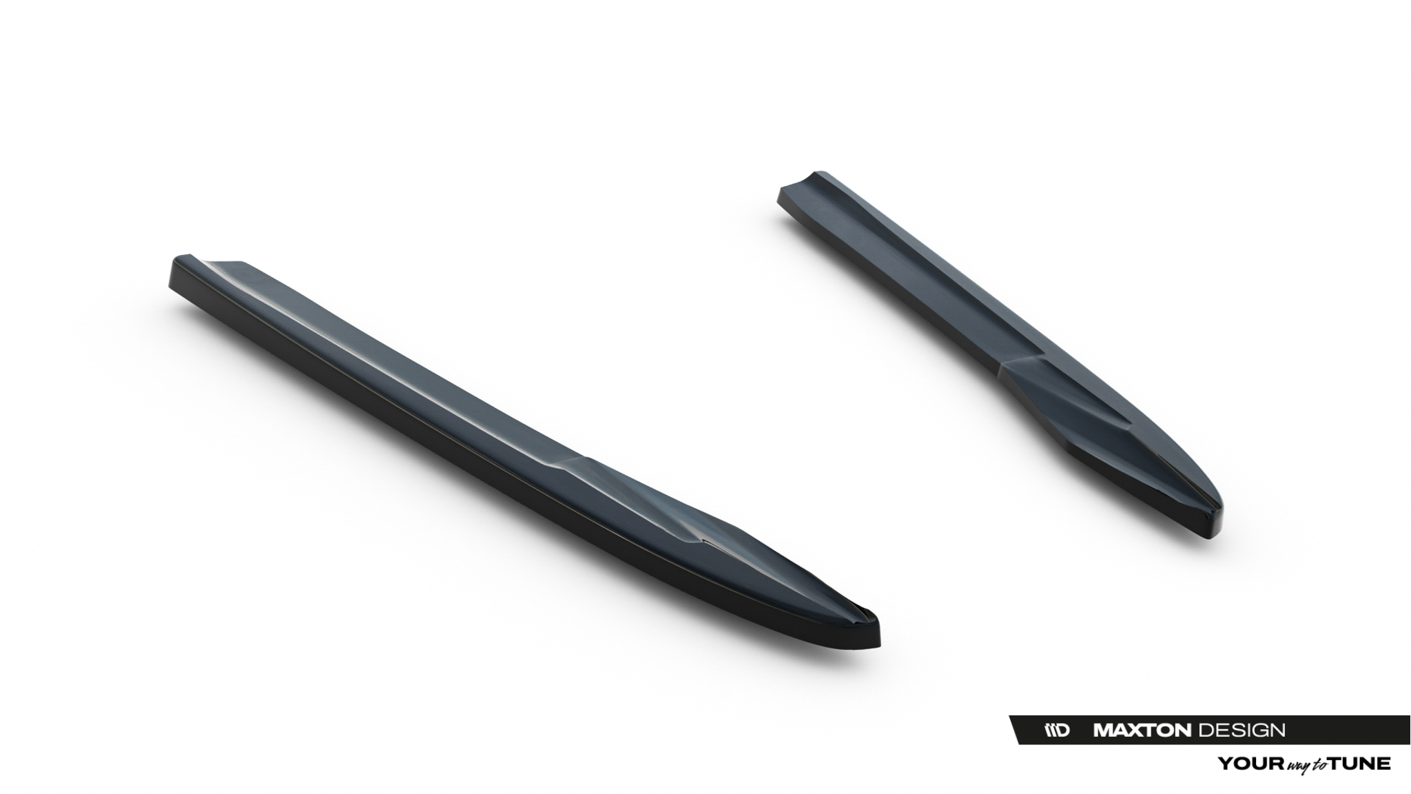 REAR SIDE SPLITTERS SUITABLE FOR AUDI A6 SEDAN / AVANT C8 / C8 FACELIFT – MAXTON DESIGN - 3