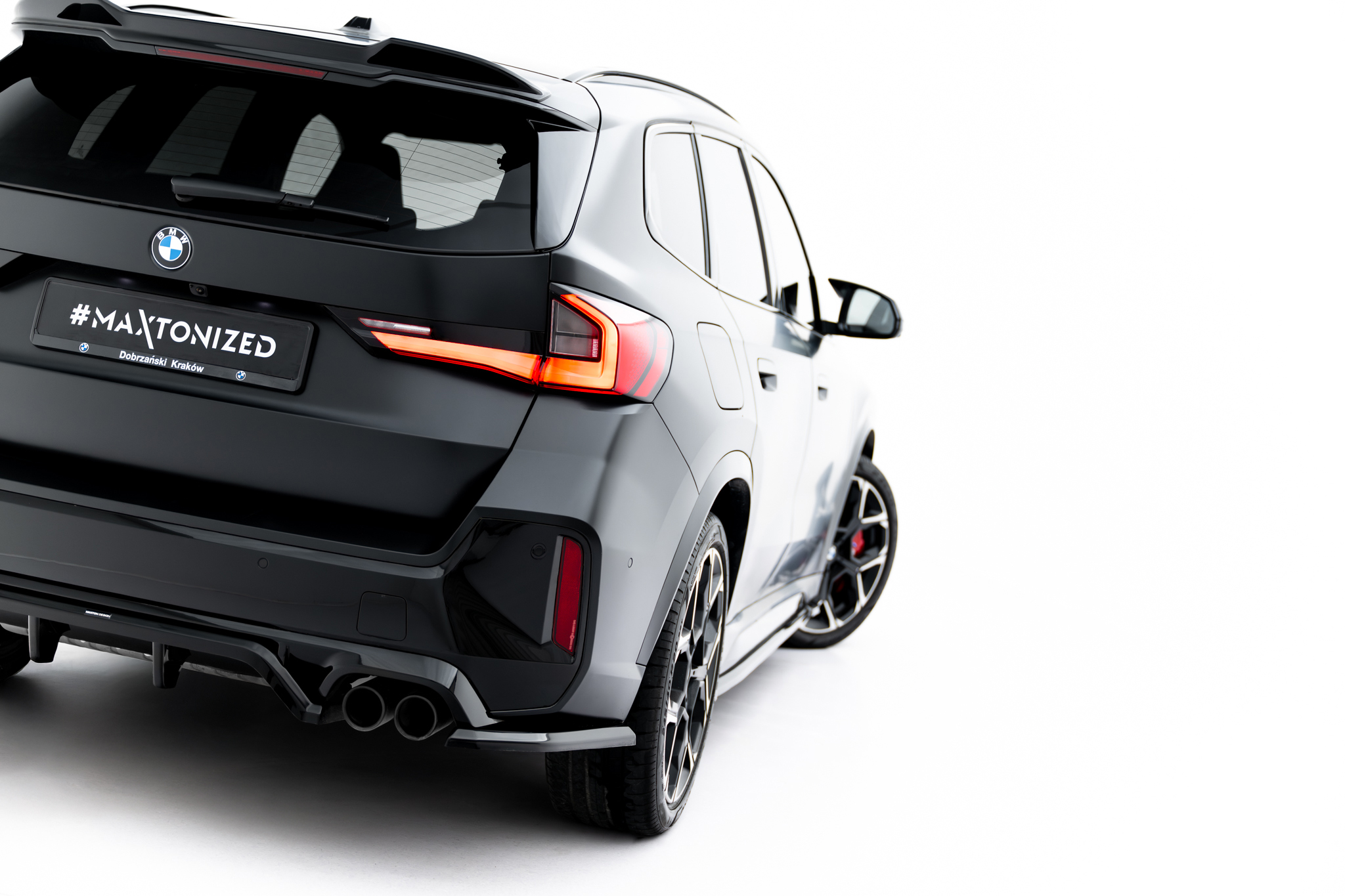 REAR SPLITTER (WITH VERTICAL BARS) SUITABLE FOR BMW X1 M35I U11 – MAXTON DESIGN - 2