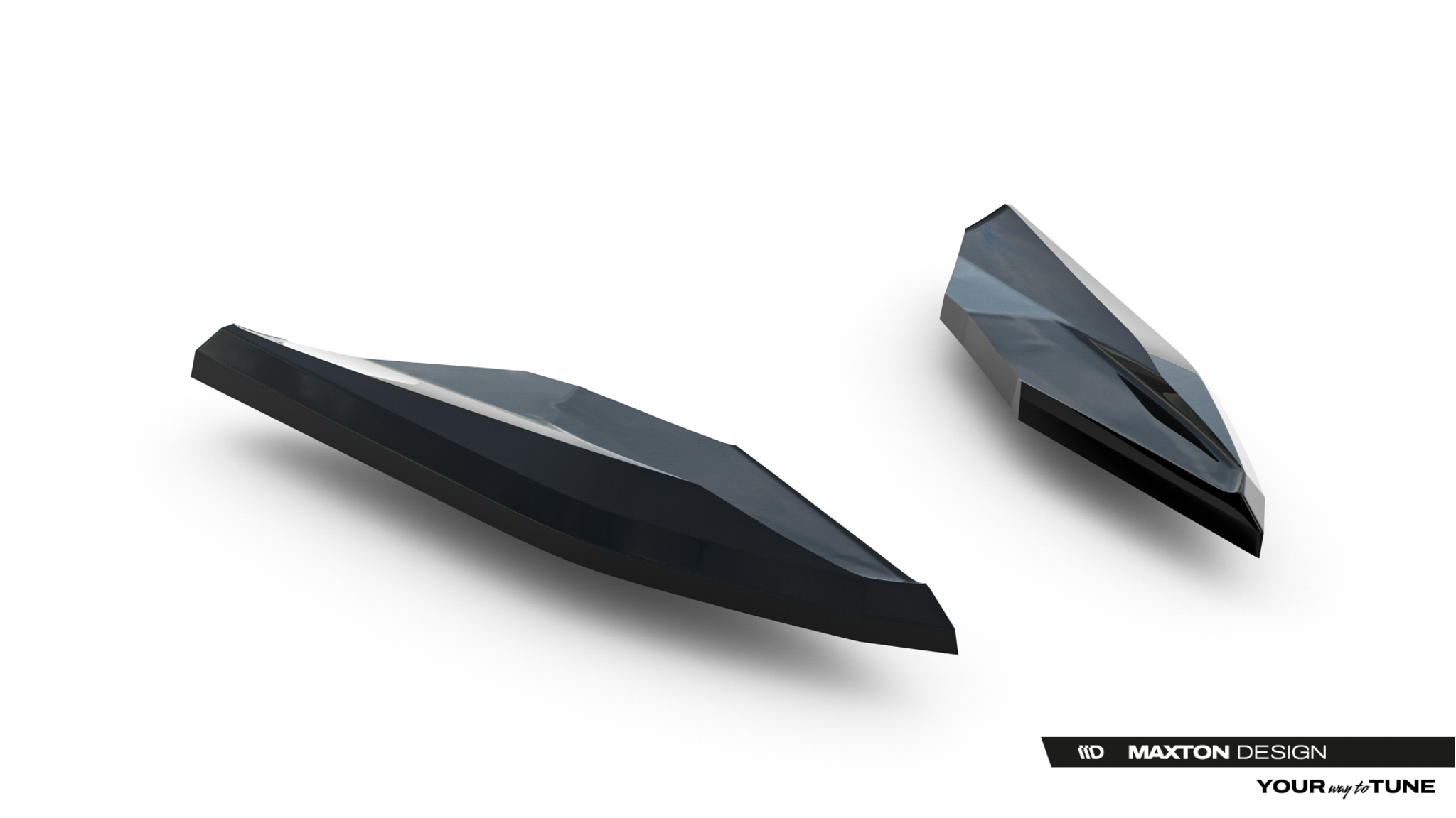 REAR SIDE SPLITTERS SUITABLE FOR BMW X1 M35I U11 – MAXTON DESIGN - 3