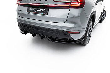 REAR SPLITTER (WITH VERTICAL BARS) SUITABLE FOR SKODA KODIAQ SPORTLINE MK2 – MAXTON DESIGN