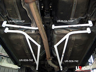 IMPREZA WRX/STI 01-07 GD ULTRA-R 2X 2POINT REAR/SIDE BRACES