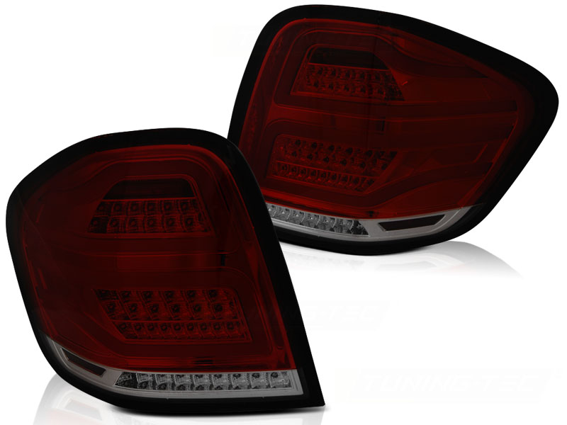 LED-BAKLYKTOR RÖD/TONAD TILL MERCEDES M-KLASS W164 2009-2011