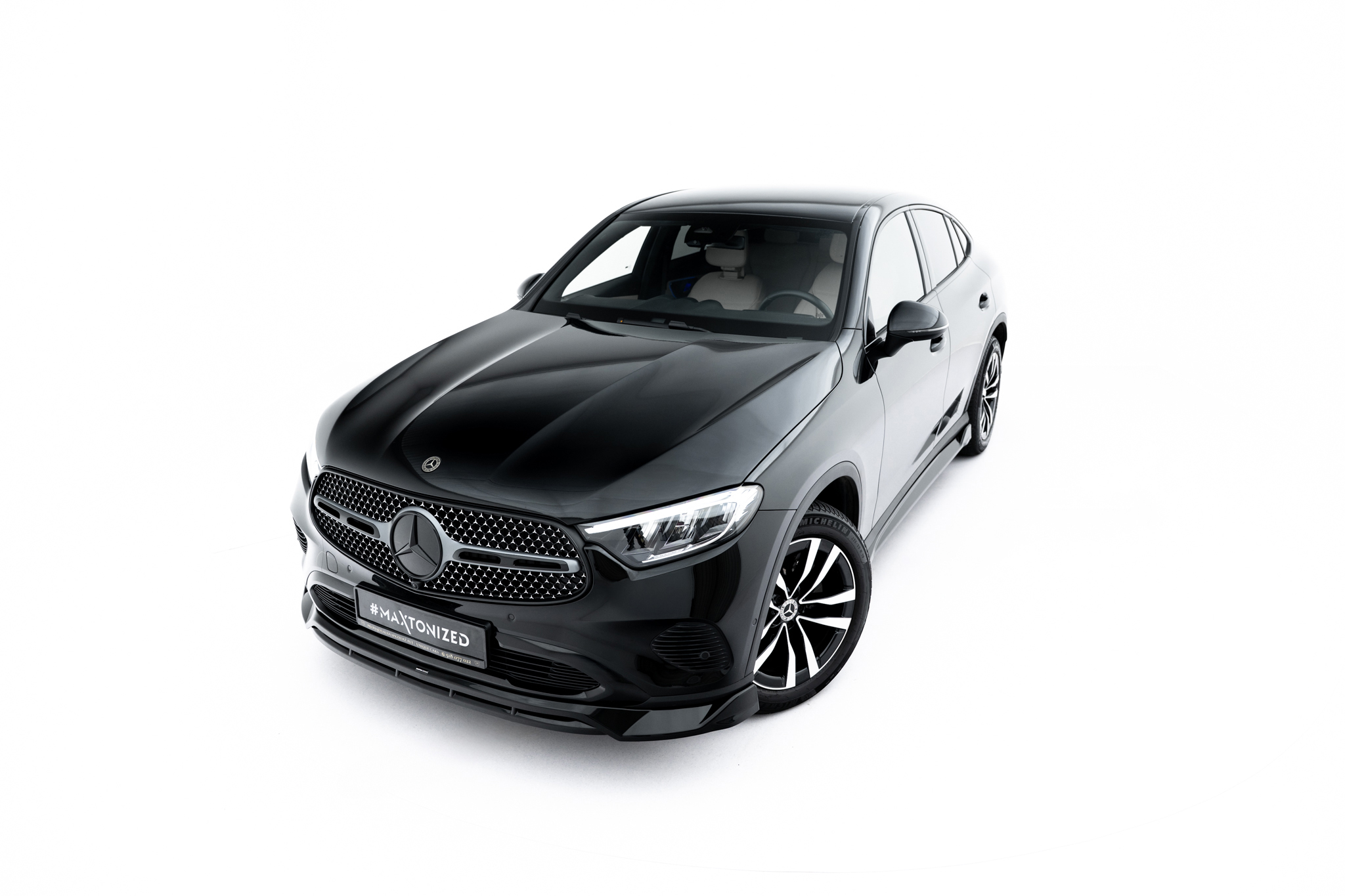 FRONT SPLITTER SUITABLE FOR MERCEDES-BENZ GLC COUPE C254 – MAXTON DESIGN - 5