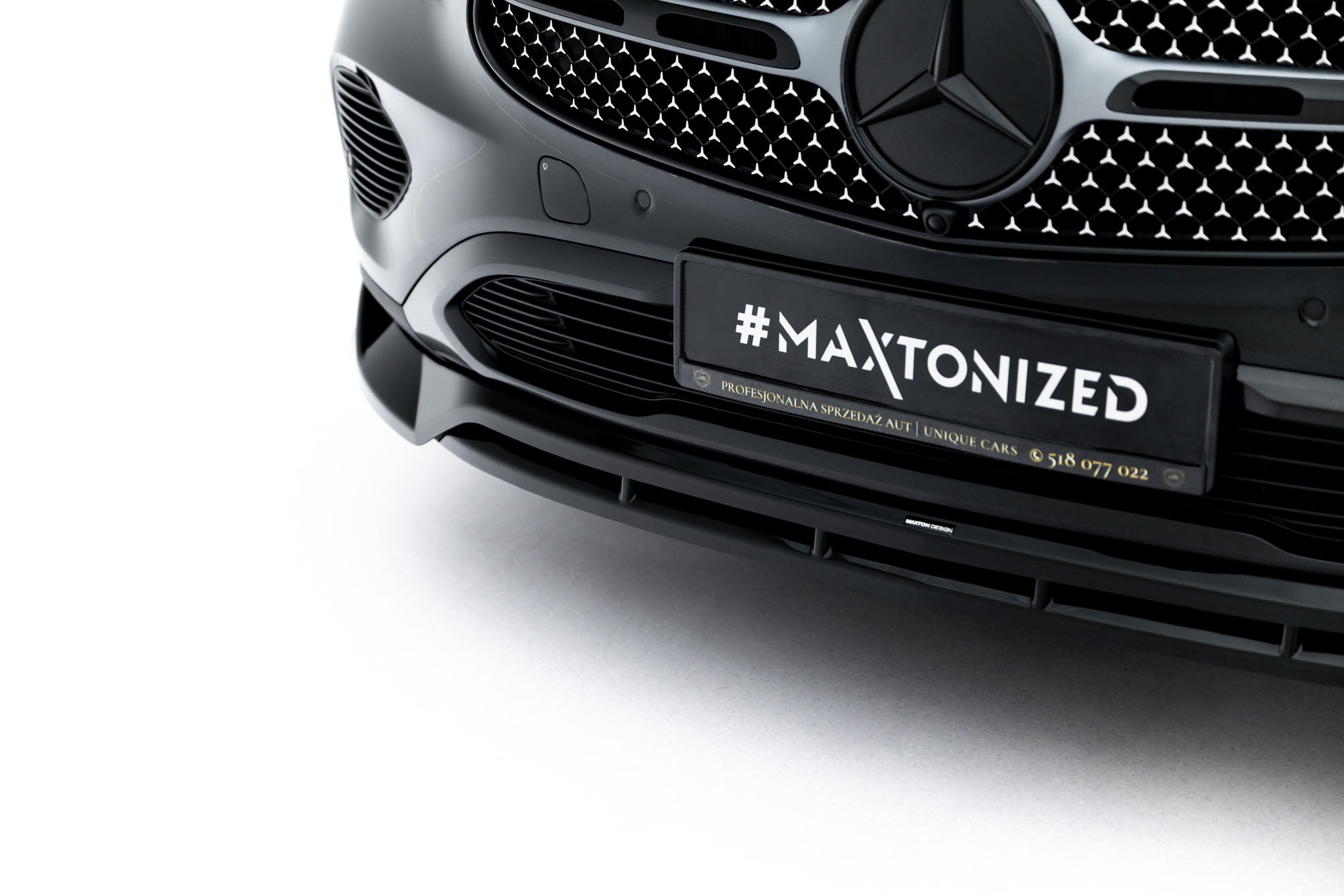 FRONT SPLITTER SUITABLE FOR MERCEDES-BENZ GLC COUPE C254 – MAXTON DESIGN - 7