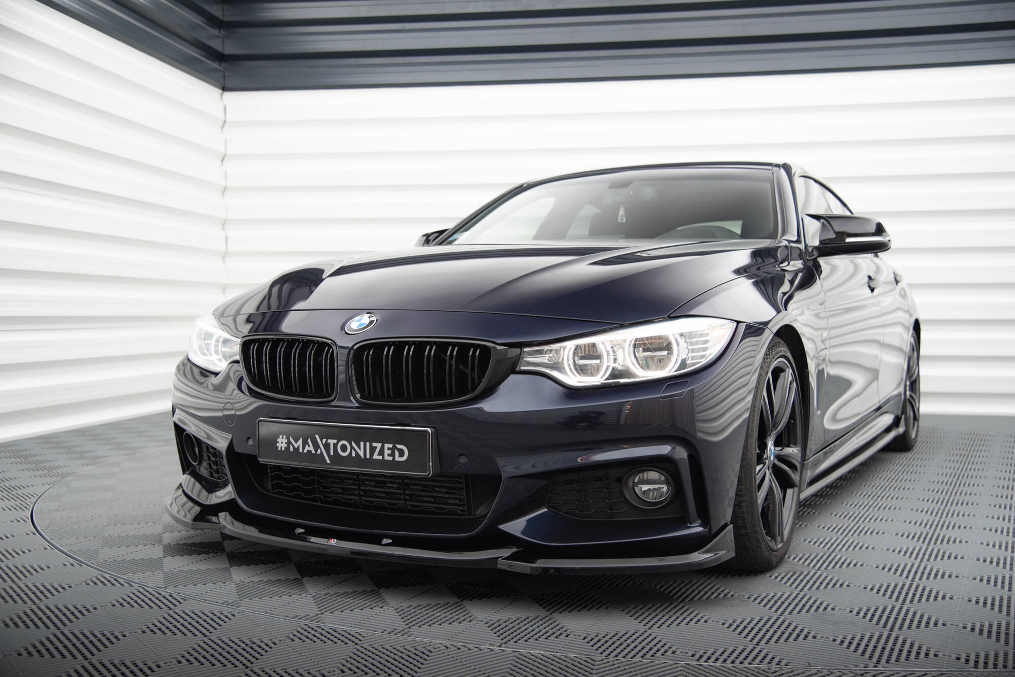 Front Splitter V.6 BMW 4 Coupe / Gran Coupe / Cabrio M-Pack F32 / F36 / F33 - 3