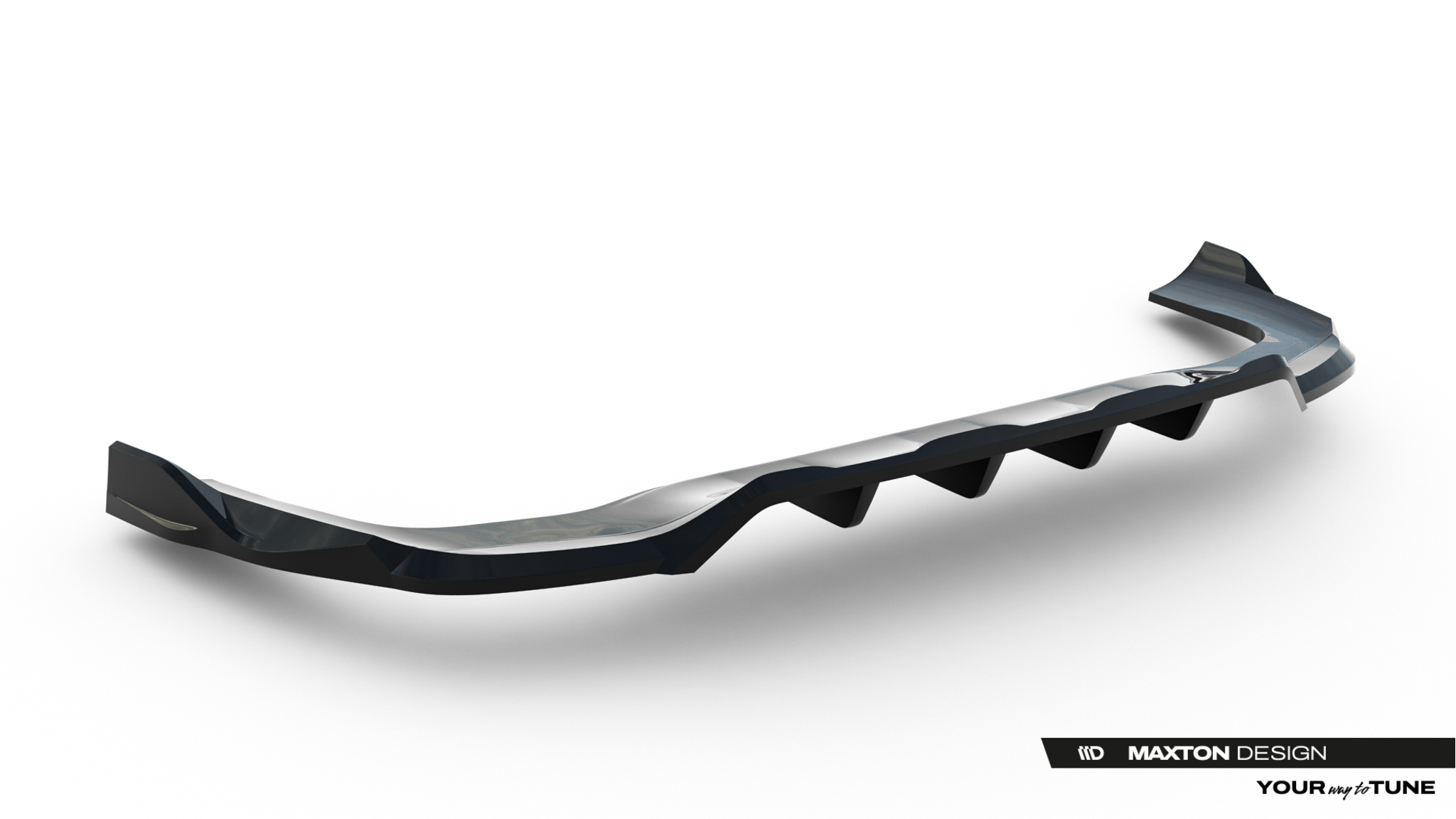 REAR SPLITTER (WITH VERTICAL BARS) SUITABLE FOR MERCEDES-BENZ GLC COUPE C254 – MAXTON DESIGN - 4