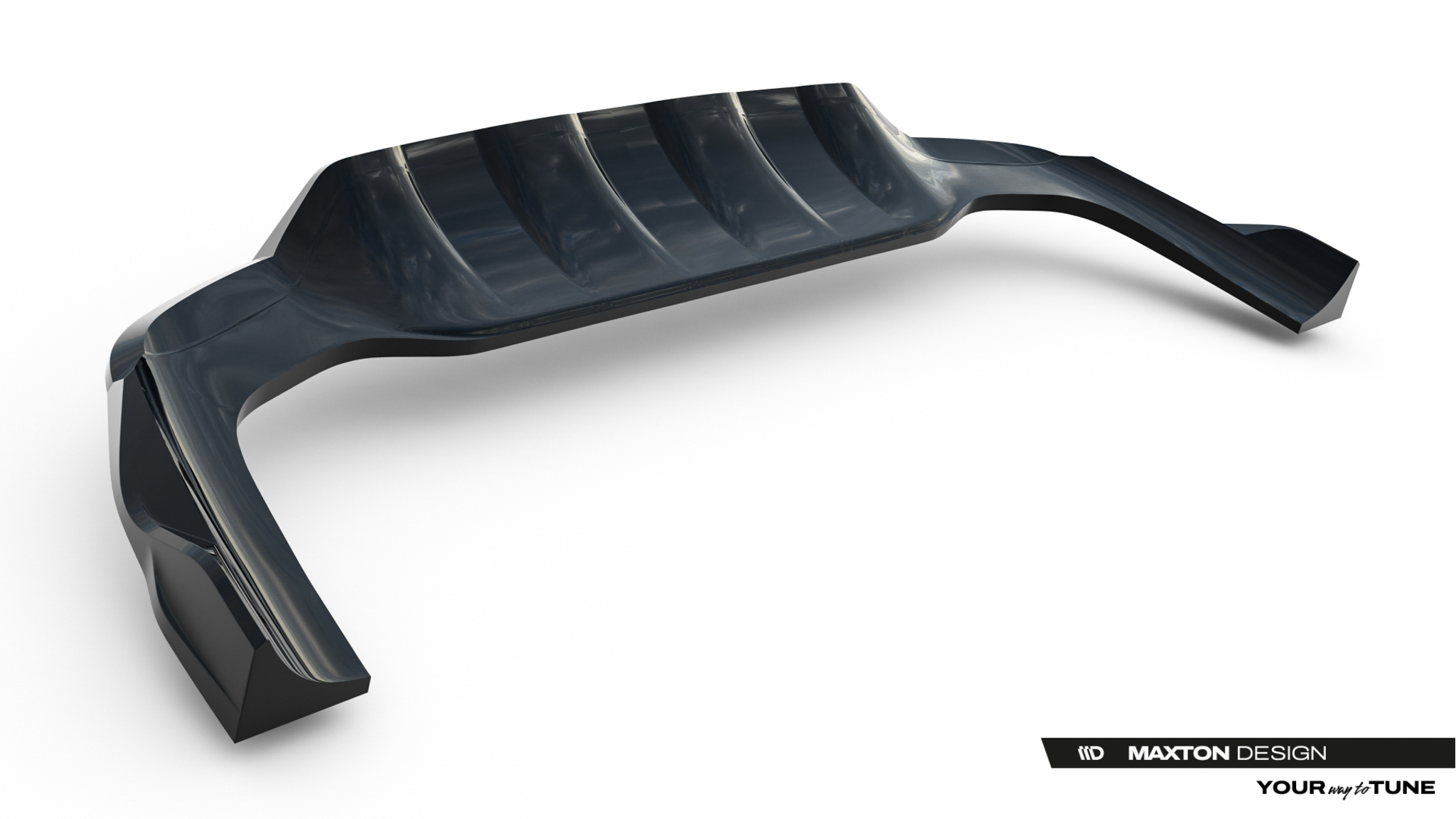 REAR SPLITTER (WITH VERTICAL BARS) SUITABLE FOR MERCEDES-BENZ GLC COUPE C254 – MAXTON DESIGN - 2