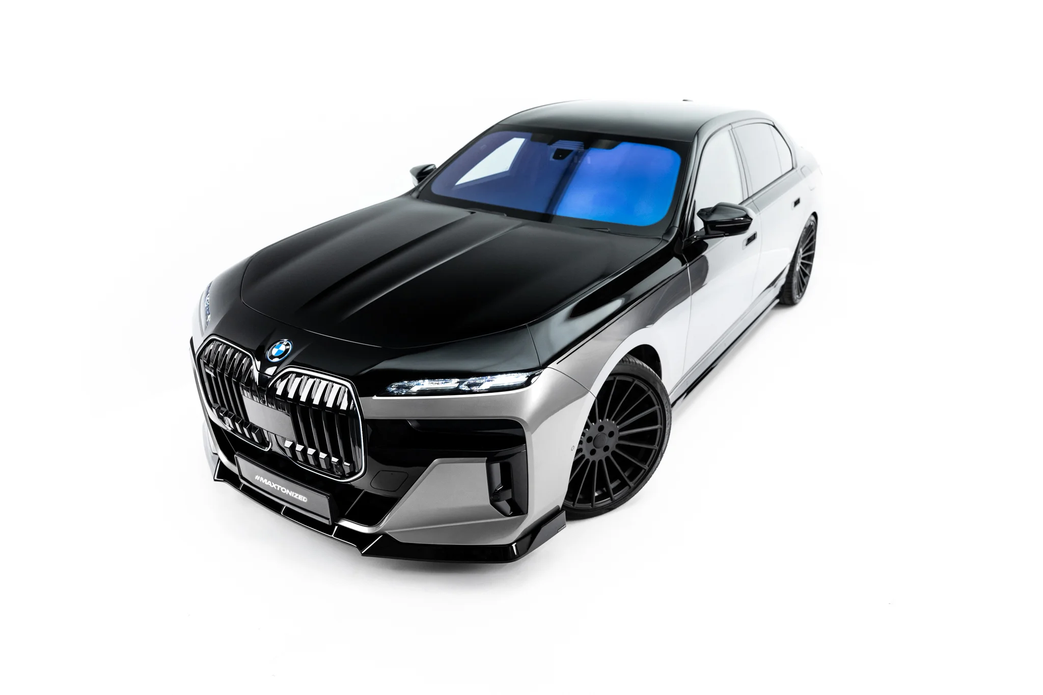 FRONT SPLITTER V.4 SUITABLE FOR BMW 7 M-PACK / M760E / I7 M-PACK G70 – MAXTON DESIGN - 5