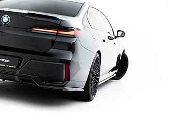 REAR SPLITTER (WITH VERTICAL BARS) V.2 SUITABLE FOR BMW 7 M-PACK G70 – MAXTON DESIGN