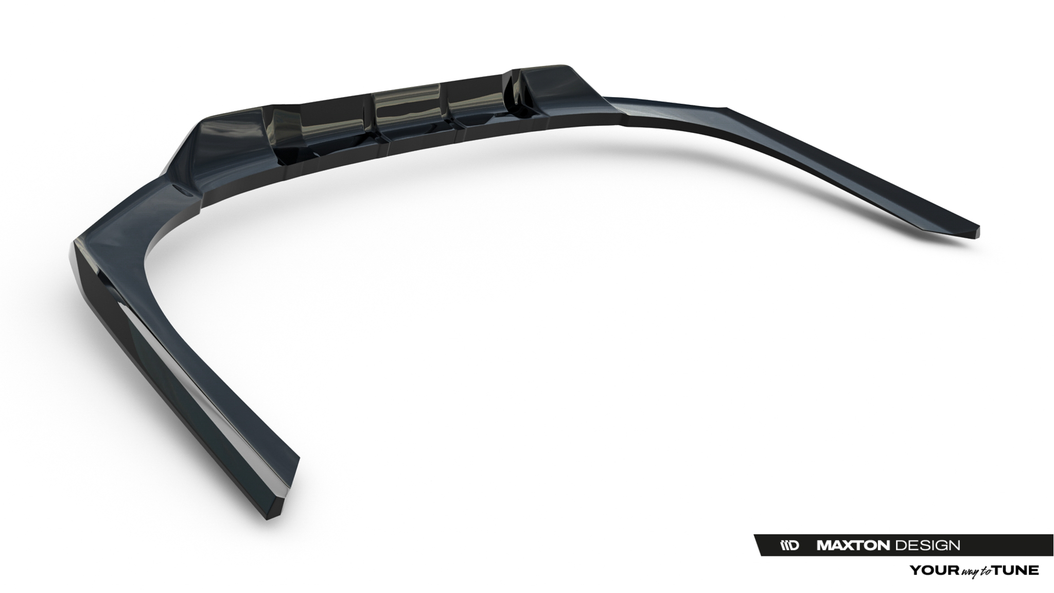 REAR SPLITTER (WITH VERTICAL BARS) V.2 SUITABLE FOR BMW 7 M-PACK G70 – MAXTON DESIGN - 4