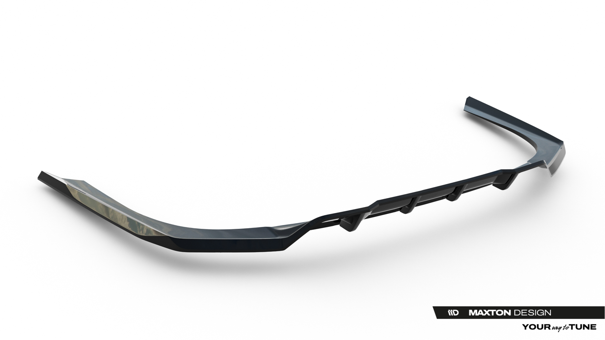 REAR SPLITTER (WITH VERTICAL BARS) V.2 SUITABLE FOR BMW 7 M-PACK G70 – MAXTON DESIGN