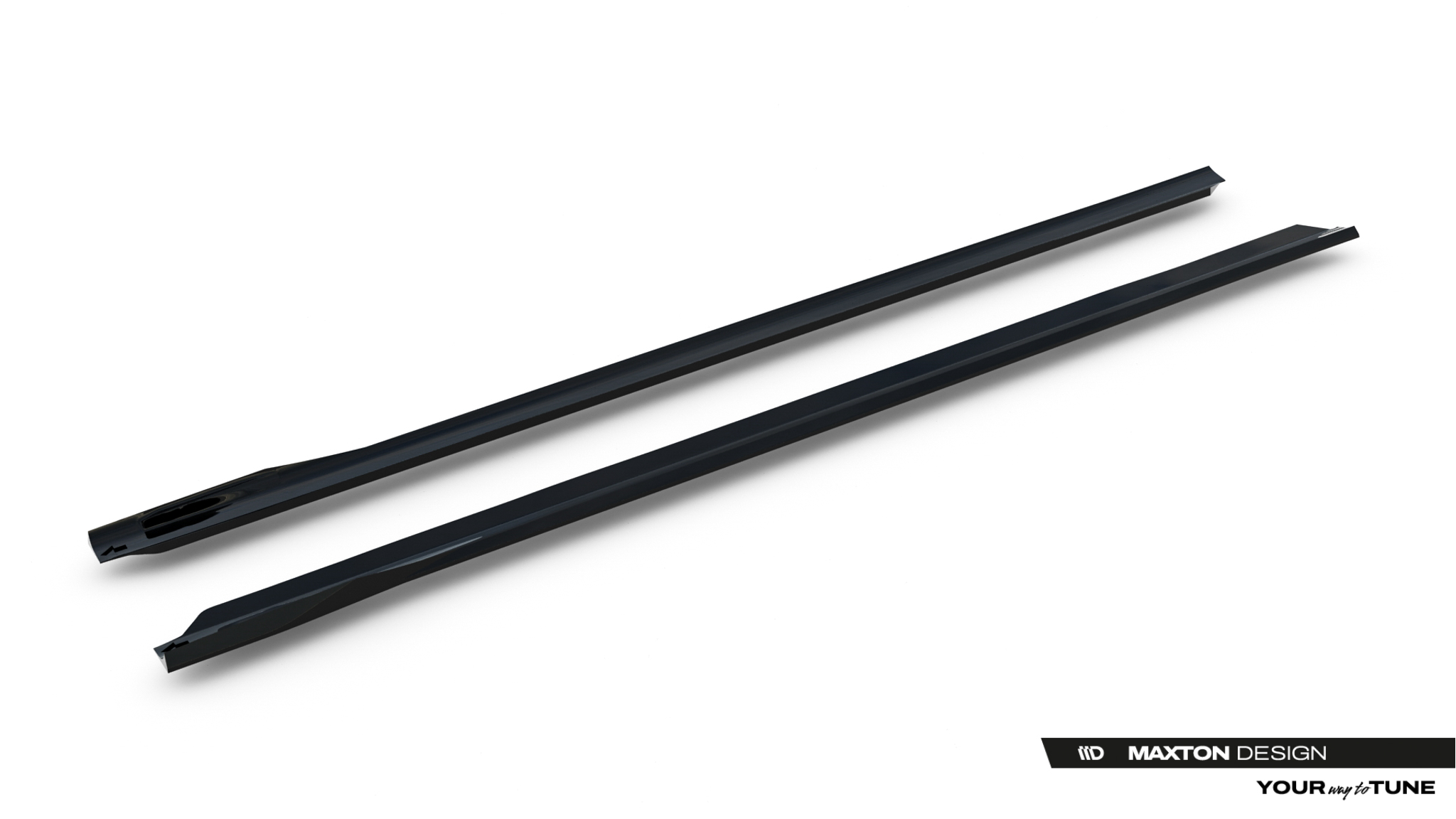 SIDE SKIRTS DIFFUSERS V.2 SUITABLE FOR BMW 740D XDRIVE M-PACK / 740I XDRIVE M-PACK G70 – MAXTON DESIGN - 2