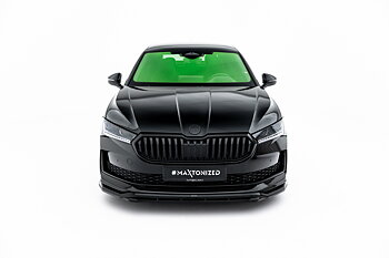 FRONT SPLITTER V.1 SUITABLE FOR SKODA SUPERB SPORTLINE MK4 – MAXTON DESIGN