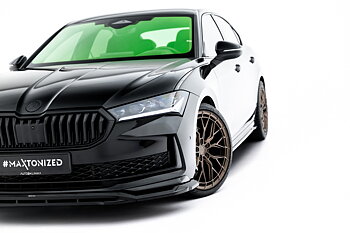 FRONT SPLITTER V.1 SUITABLE FOR SKODA SUPERB SPORTLINE MK4 – MAXTON DESIGN