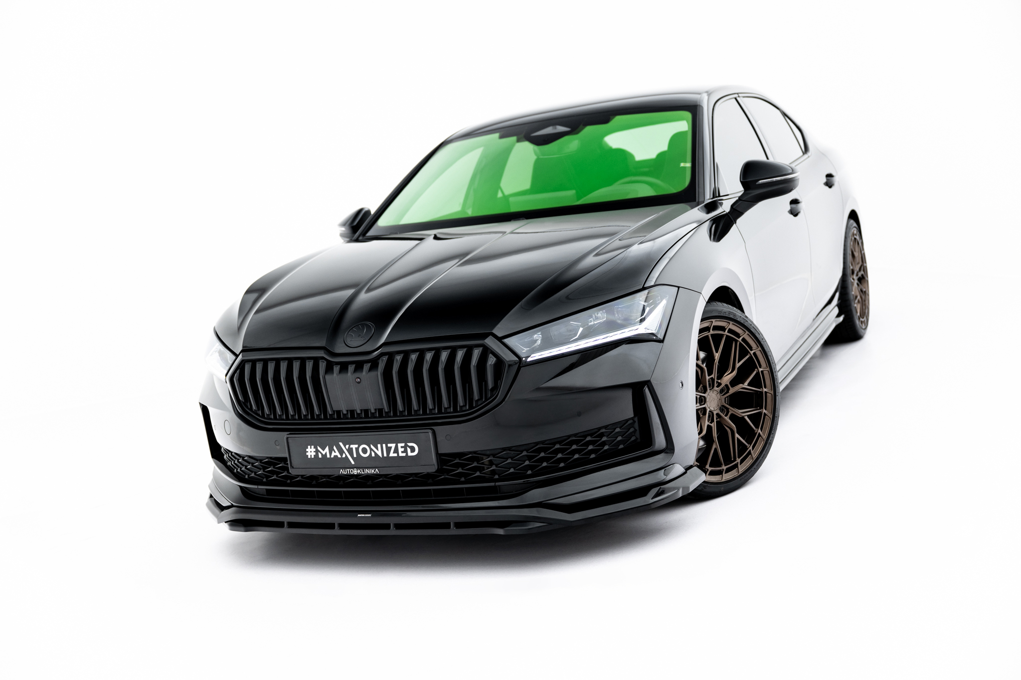 FRONT SPLITTER V.1 SUITABLE FOR SKODA SUPERB SPORTLINE MK4 – MAXTON DESIGN - 7