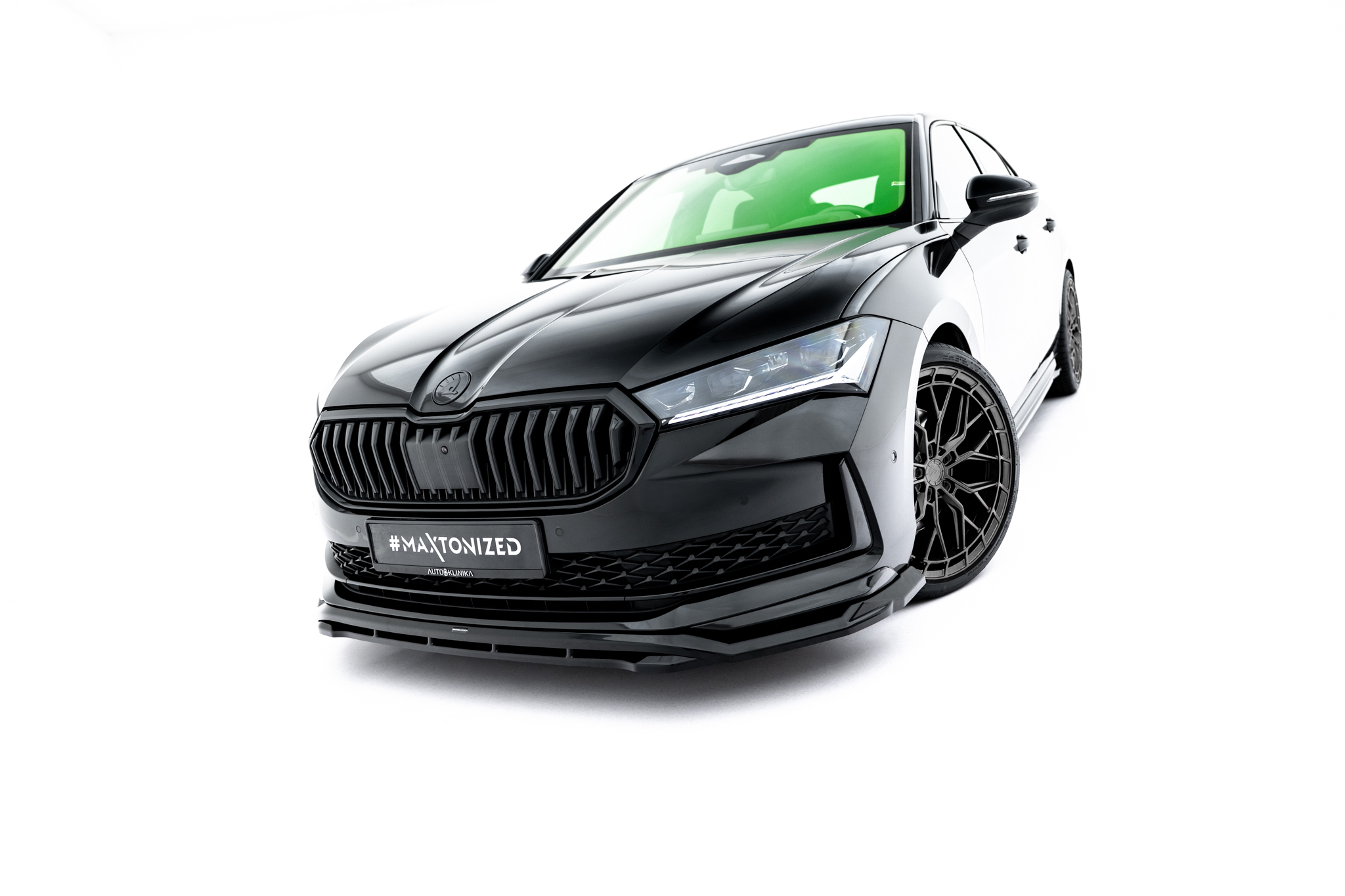 FRONT SPLITTER V.1 SUITABLE FOR SKODA SUPERB SPORTLINE MK4 – MAXTON DESIGN - 6