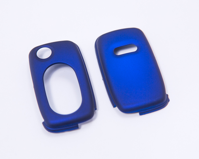 AGENCY POWER BLUE HARD PLASTIC KEY FOB PROTECTION CASE AUDI