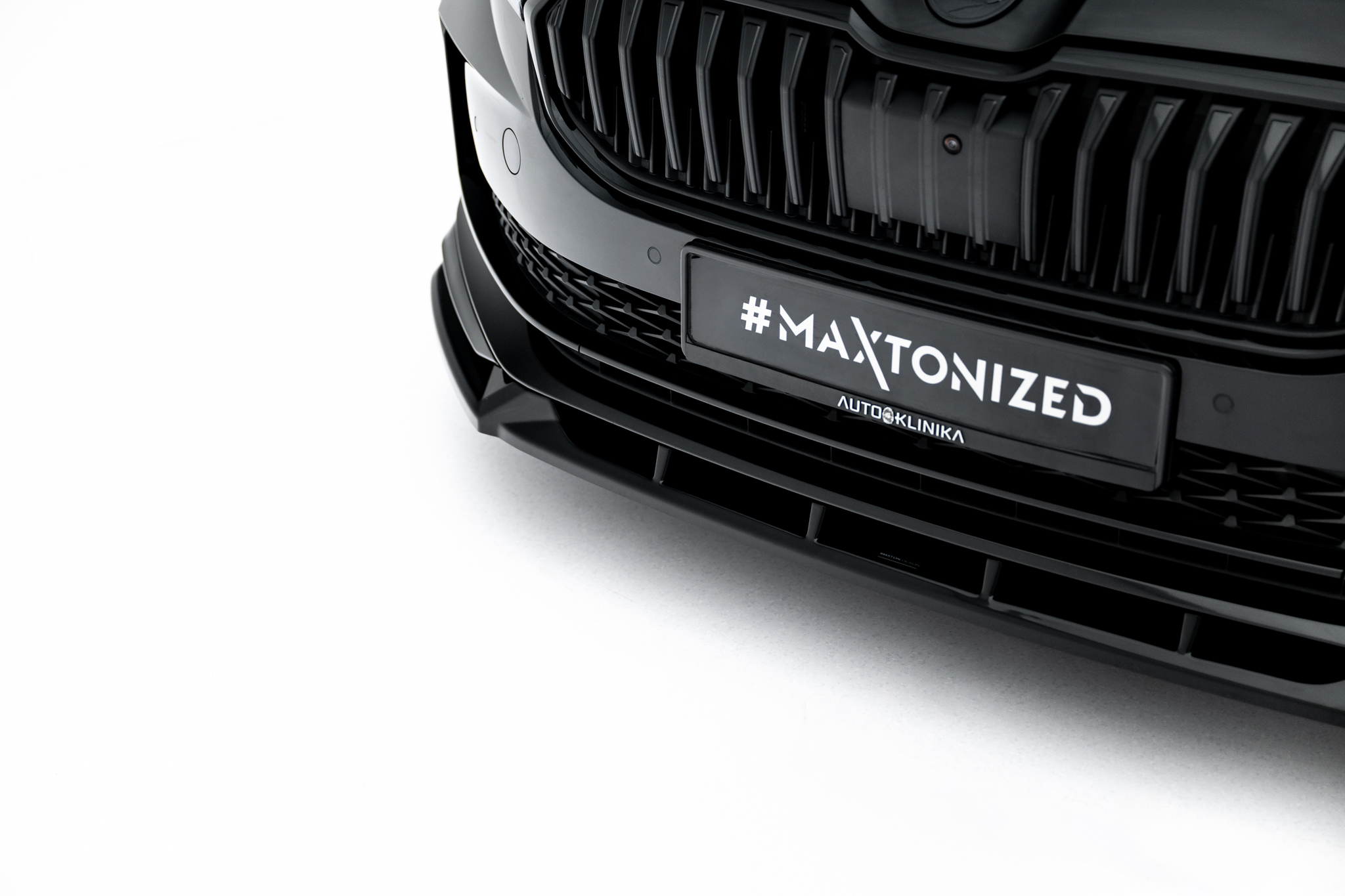FRONT SPLITTER V.2 SUITABLE FOR SKODA SUPERB SPORTLINE MK4 – MAXTON DESIGN - 3