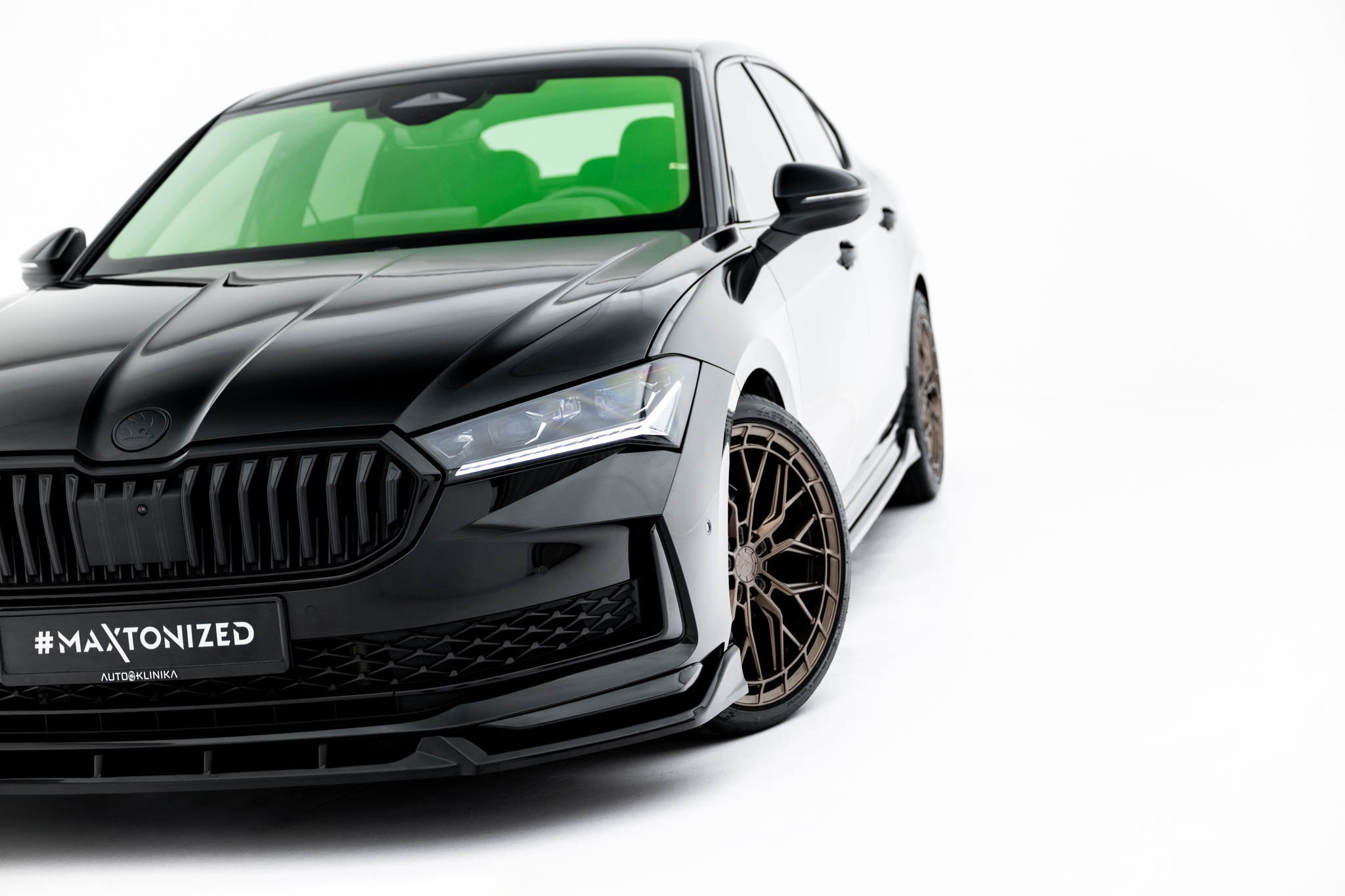 FRONT SPLITTER V.2 SUITABLE FOR SKODA SUPERB SPORTLINE MK4 – MAXTON DESIGN - 6