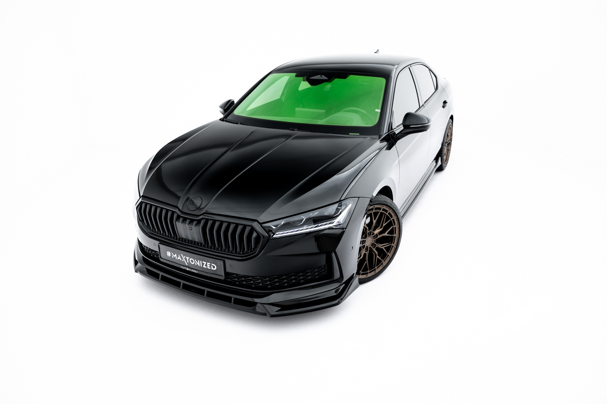 FRONT SPLITTER V.2 SUITABLE FOR SKODA SUPERB SPORTLINE MK4 – MAXTON DESIGN - 7