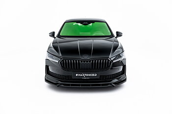 FRONT SPLITTER V.2 SUITABLE FOR SKODA SUPERB SPORTLINE MK4 – MAXTON DESIGN