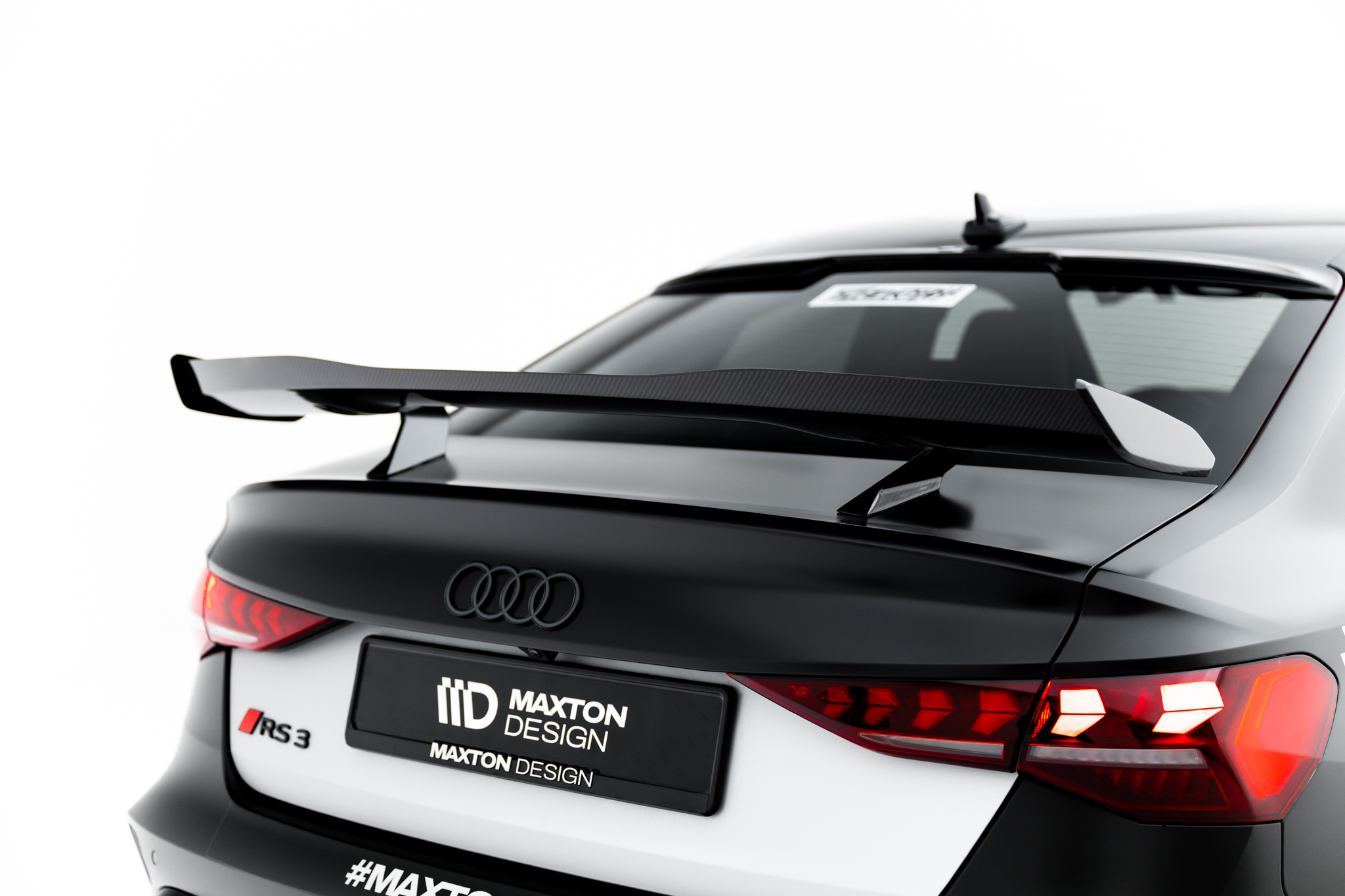 CARBON SPOILER SUITABLE FOR AUDI A3 / A3 S-LINE / S3 / RS3 SEDAN 8Y / 8Y FACELIFT – MAXTON DESIGN - 6