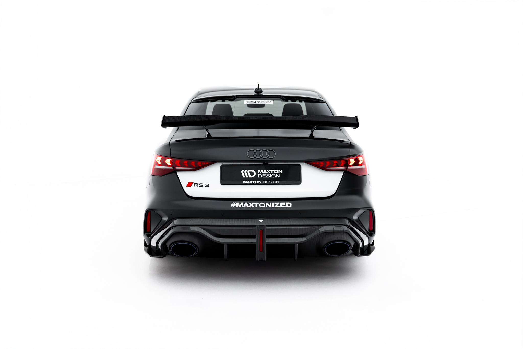 CARBON SPOILER SUITABLE FOR AUDI A3 / A3 S-LINE / S3 / RS3 SEDAN 8Y / 8Y FACELIFT – MAXTON DESIGN - 4