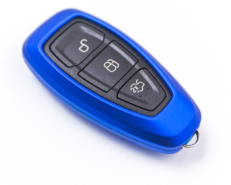 AGENCY POWER METALLIC BLÅ PLASTIC KEY FOB PROTECTION CASED 1ST GEN REMOTE KEY FOCUS FOCUS ST 13-15 - 2
