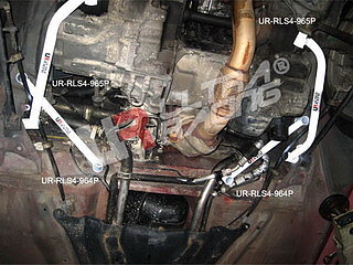TOYOTA MR2 SW20 ULTRARACING 2X 2POINT SIDE LOWER BARS 964P