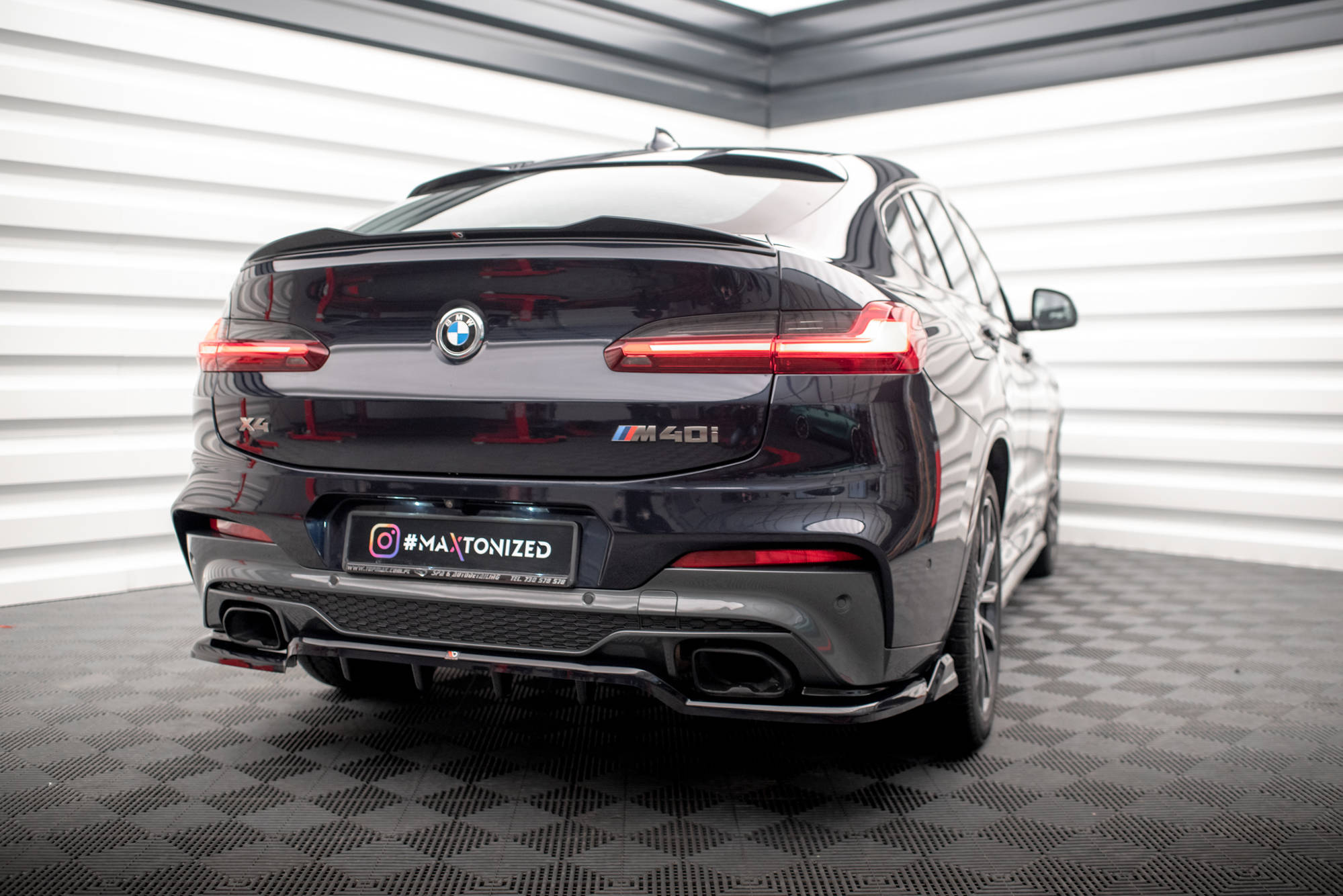 Spoiler CAP 3D BMW X4 M-Pack G02 - 3