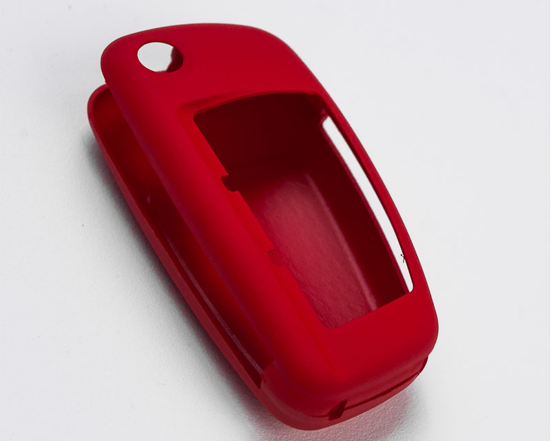 AGENCY POWER MATTE RED PLASTIC KEY FOB PROTECTION CASE AUDI - 2