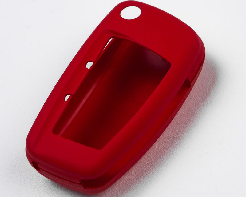 AGENCY POWER MATTE RED PLASTIC KEY FOB PROTECTION CASE AUDI