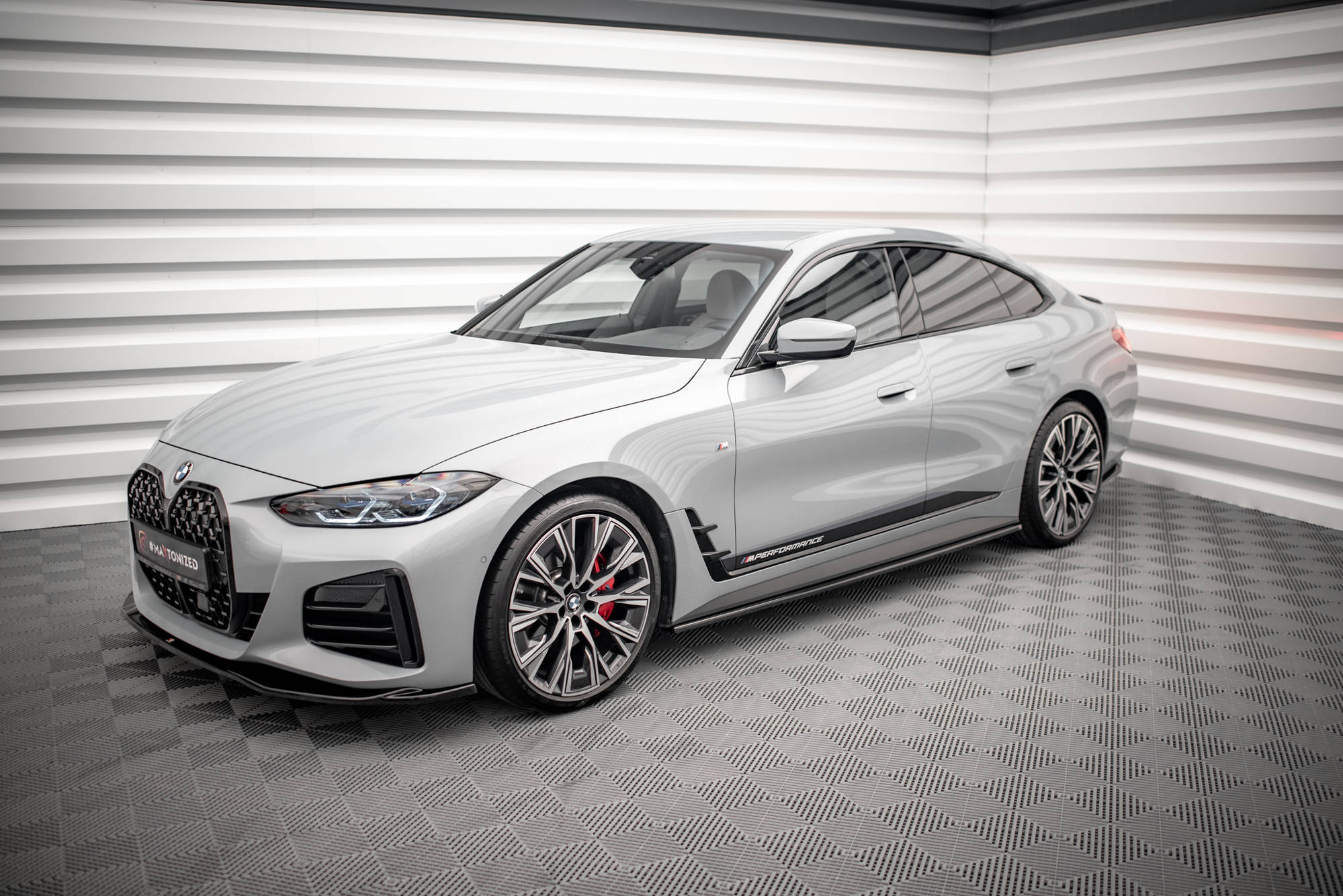 Side Skirts Diffusers V.1 BMW 4 Gran Coupe M-Pack / M440i G26 - 4
